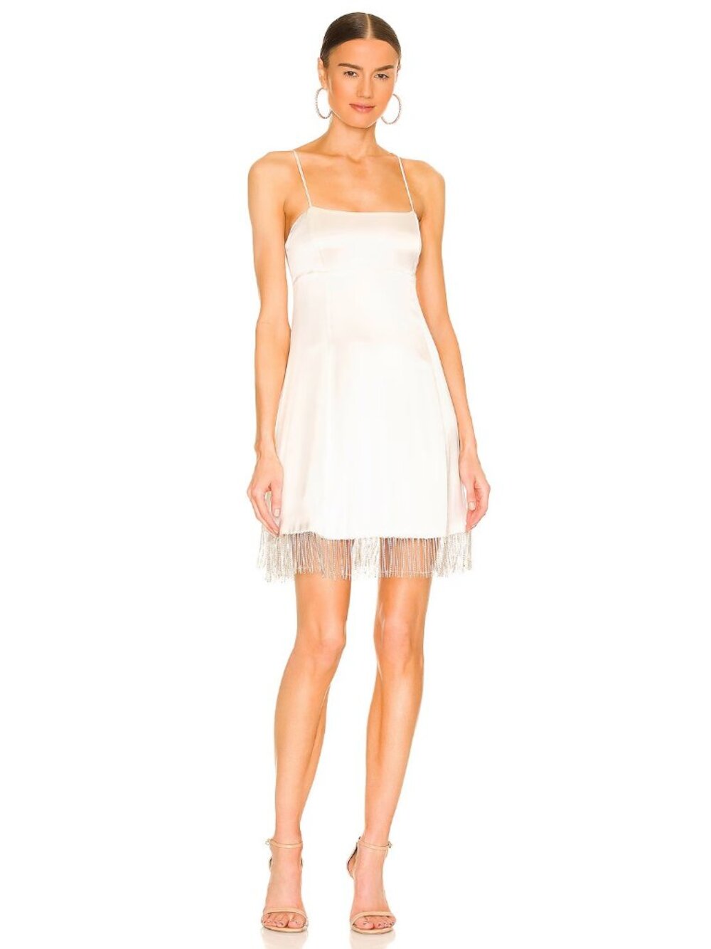 NICHOLAS Isabella Dress in White Silk